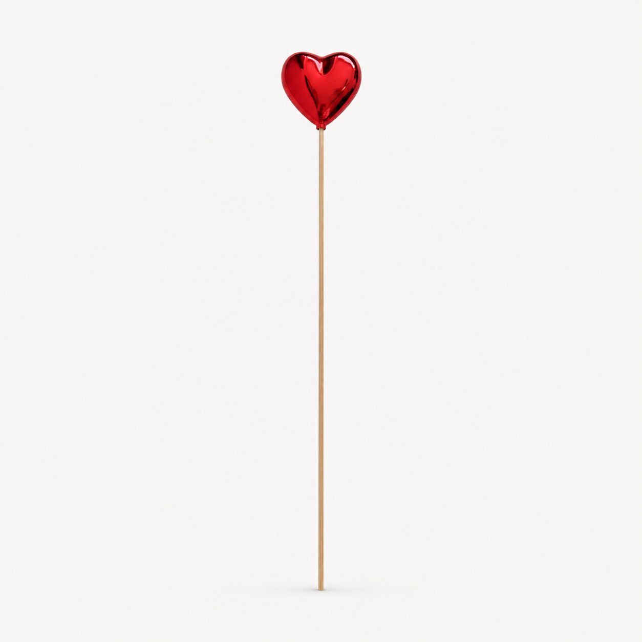 Bijsteker hart glans, rood